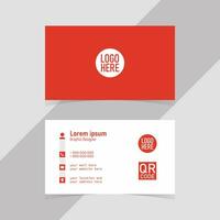 Professional business card design for business vector