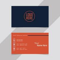 Professional business card design for your business vector