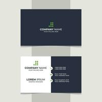 Professional business card design for business vector