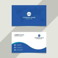 Professional business card design for your business vector