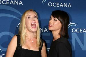 LOS ANGELES  OCT 30 Angela Kinsey Constance Zimmer at the Oceanas Partners Awards Gala 2013 at Beverly Wilshire Hotel on October 30 2013 in Beverly Hills CA photo