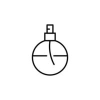 Perfume Vector Icon for Shops and Stores. Suitable for books, stores, shops. Editable stroke in minimalistic outline style. Symbol for design