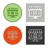 Online Shopping Vector Icon