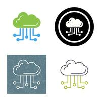 Cloud Computing Vector Icon