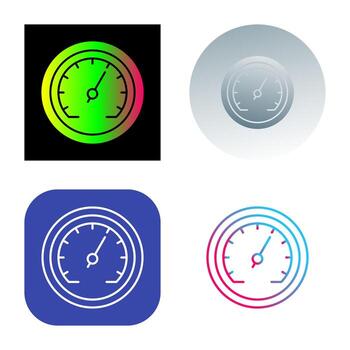 icono de vector de velocímetro