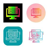 AB Testing Vector Icon