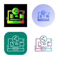 File Share Vector Icon