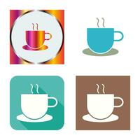 Unique Hot Coffee Vector Icon