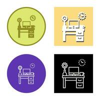 Work Table Vector Icon