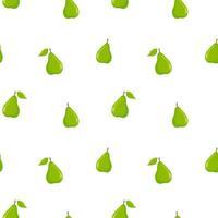 Pears vector seamless pattern, background, wallpaper, print, textile, fabric, wrapping paper, packaging design