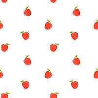 Apple vector seamless pattern, background, wallpaper, print, textile, fabric, wrapping paper, packaging design