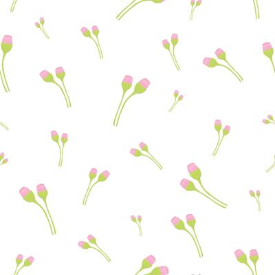 Pink tiny flowers vector seamless pattern for International Womens Day, March 8