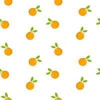 Orange vector seamless pattern, background, wallpaper, print, textile, fabric, wrapping paper, packaging design