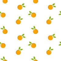 Orange vector seamless pattern, background, wallpaper, print, textile, fabric, wrapping paper, packaging design