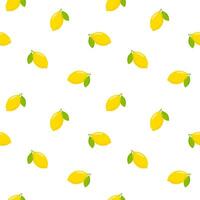 Lemon vector seamless pattern, background, wallpaper, print, textile, fabric, wrapping paper, packaging design