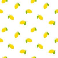 Lemon vector seamless pattern, background, wallpaper, print, textile, fabric, wrapping paper, packaging design