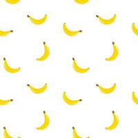 Bananas vector seamless pattern, background, wallpaper, print, textile, fabric, wrapping paper, packaging design