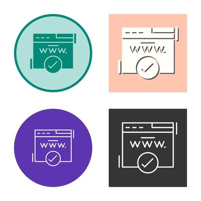 Domain Vector Icon