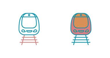 icono de vector de tren