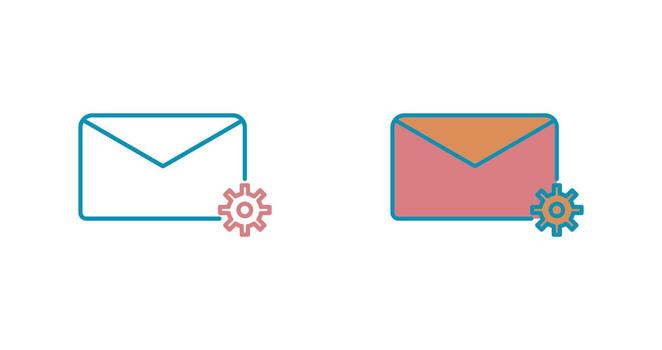 Message Settings Vector Icon