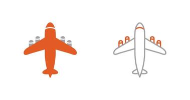 Flying Airplane Vector Icon