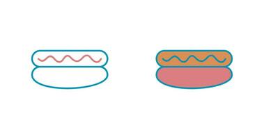 Hot Dog Vector Icon