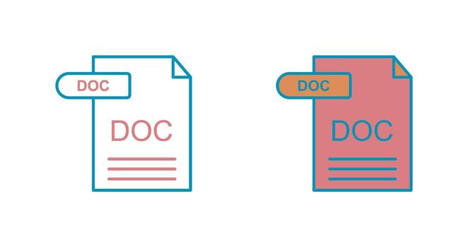 DOC Vector Icon
