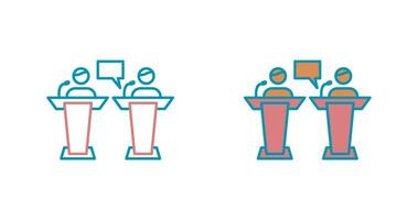 Debate Vector Icon