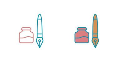 Ink and Pen Vector Icon