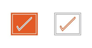 Checkbox Vector Icon