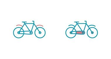 icono de vector de bicicleta