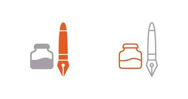 Ink and Pen Vector Icon