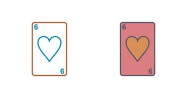 Hearts Card Vector Icon