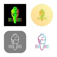 icono de vector de helado