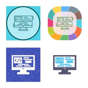 Coding Vector Icon