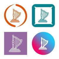 Harp Vector Icon