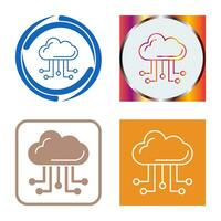 Cloud Computing Vector Icon