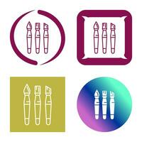 Brushes Vector Icon