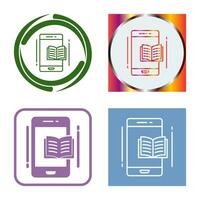 E Book Vector Icon