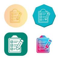 Checklist Vector Icon