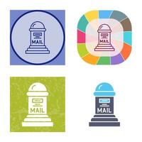 Mail Box Vector Icon