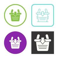 Add To Basket Vector Icon