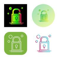 Open Lock Vector Icon