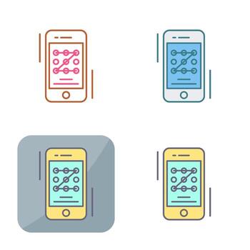 icono de vector de código de patrón