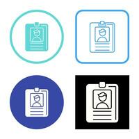 Id Card Vector Icon