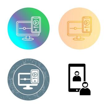 icono de vector sensible