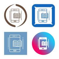 E Book Vector Icon