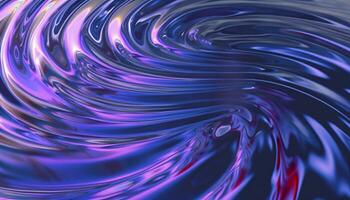 Fluid abstract background, liquid design element, Generative Ai photo