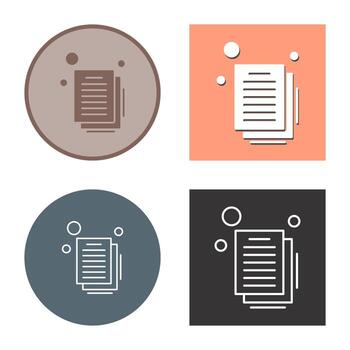 icono de vector de documento