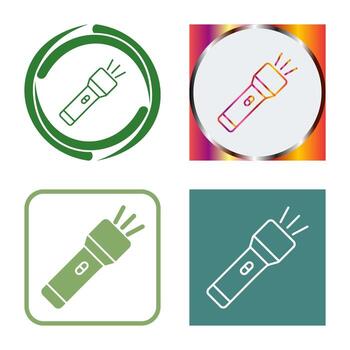 icono de vector de linterna